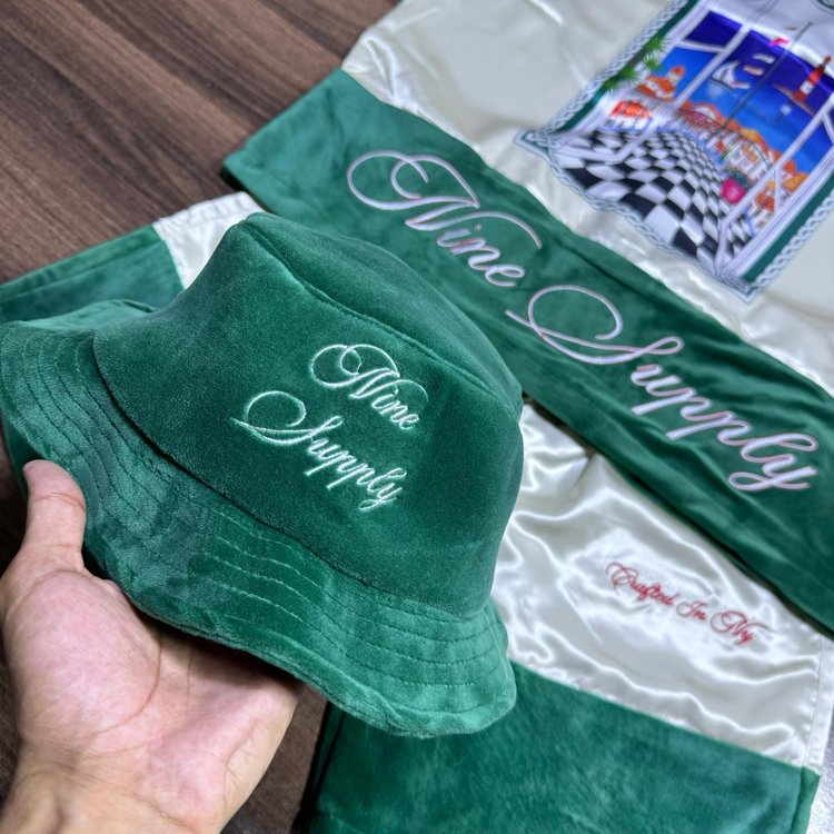 Velour Bucket Hat